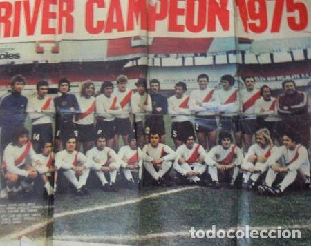 M&eacute;dailles th&eacute;matiques: poster afiche river campeon 1975