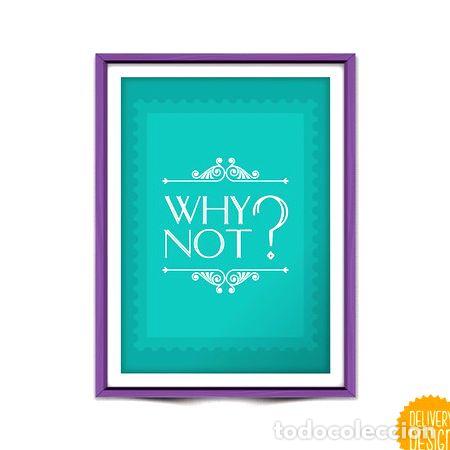 Medallas tem&aacute;ticas: poster decorativo personalizable why not - Foto 1