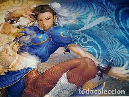 M&eacute;dailles th&eacute;matiques: poster de chun li de street fighter
