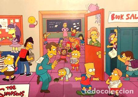 M&eacute;dailles th&eacute;matiques: poster de los simpsons 63x44