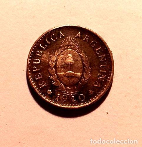 M&eacute;dailles th&eacute;matiques: 1 centavo 1940