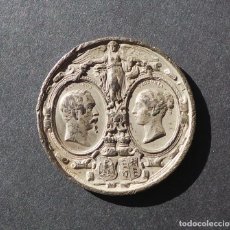 Medallas temáticas: MEDALLA BIENVENIDA A NAPOLEON III INGLATERRA AÑO 1855.. Lote 300381698