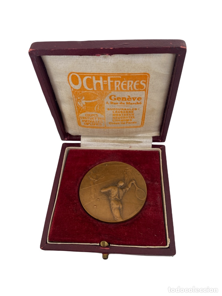 Medallas tem&aacute;ticas: Medalla Tenis OCH=FRERES - Foto 1