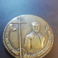 Medallas temáticas: MEDALLA EN BRONCE - MANUEL DOS SANTOS (1925-1973) - MATADOR DE TOUROS. Lote 306611373