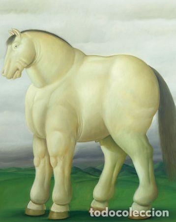 Medallas tem&aacute;ticas: posters laminas fernando botero caballo 1