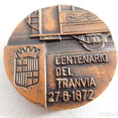 Medallas temáticas: MEDALLA CENTENARIO DEL TRANVIA 1872 1972 BARCELONA. Lote 308843948