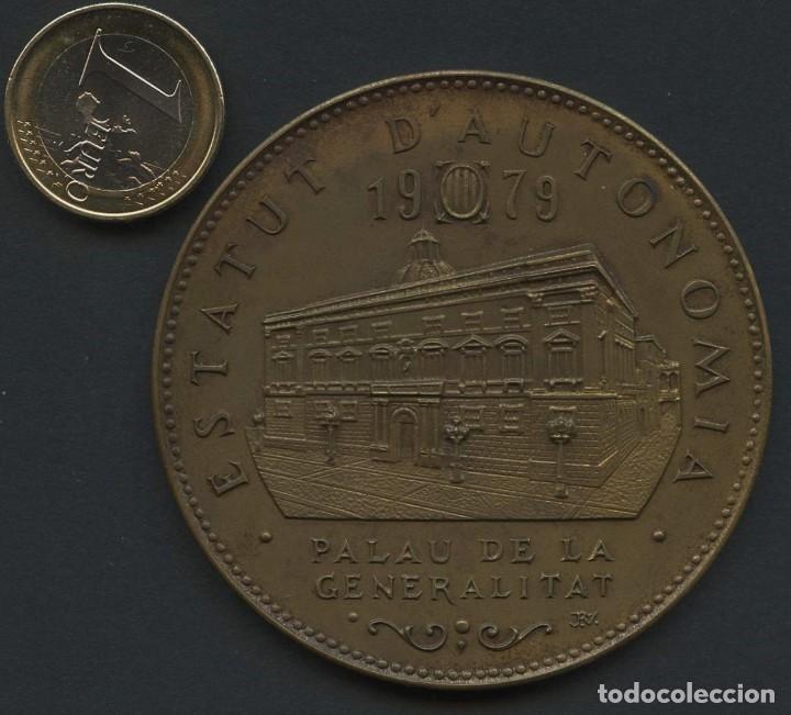 Medaglie tematiche: MEDALLA DE BRONCE, GENERALITAT DE CATALUNYA, ESTATUT D&acute;AUTONOMIA, 1979