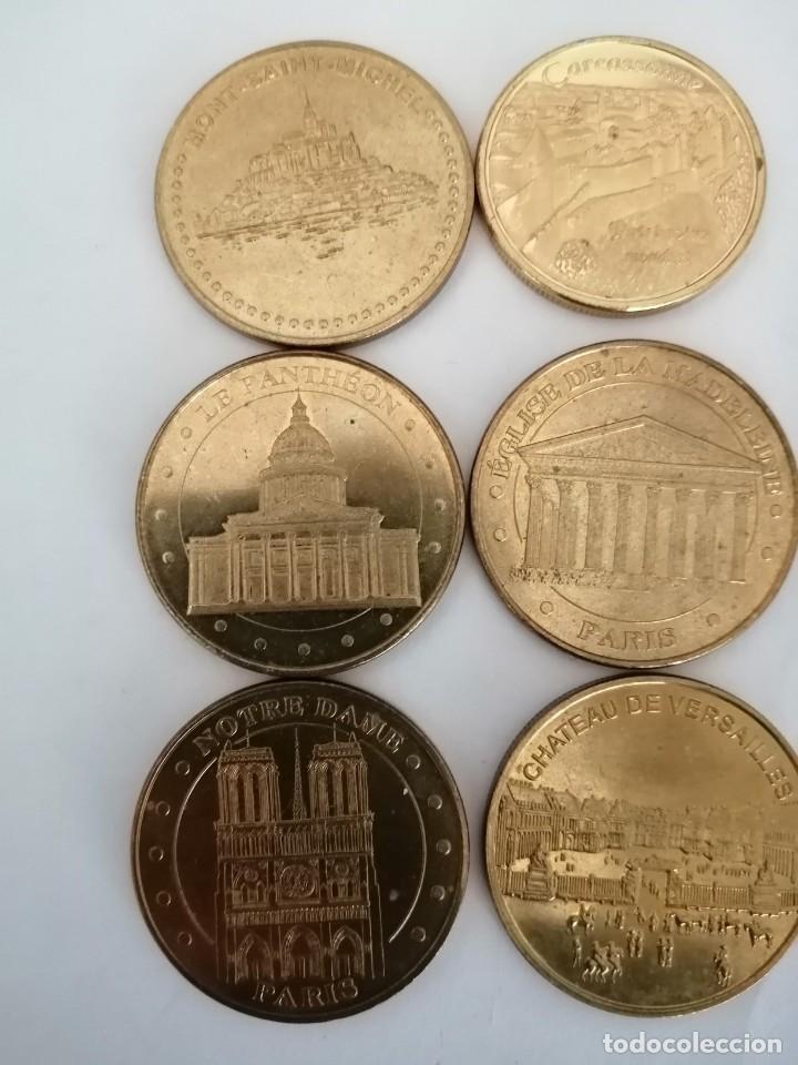 Medallas tem&aacute;ticas: 5 Monedas de Par&iacute;s y 1 de Carcassonne - Foto 1