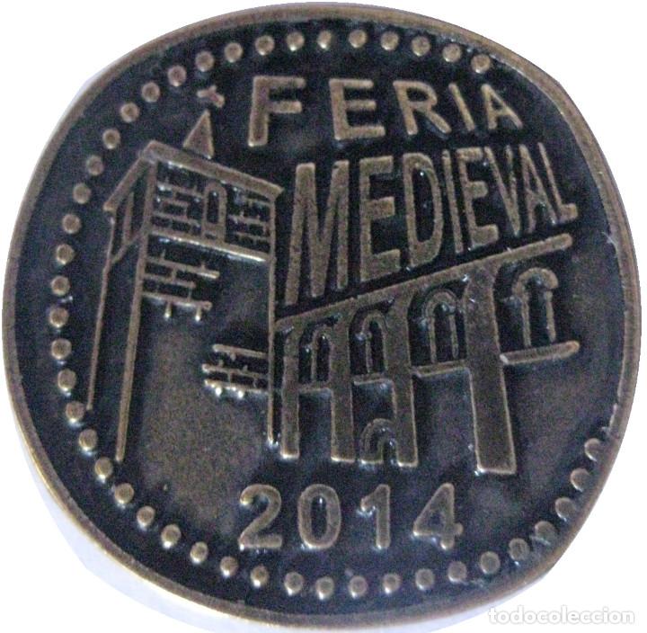 Medallas tem&aacute;ticas: Ficha de ''Feria Medieval - Sobrado de Trives - Ourense'' VIII Maravedis./ Tirada:100 ejemplares...