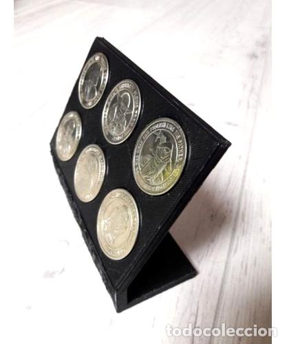 Medallas tem&aacute;ticas: soporte para exhibir 6 monedasmedallas