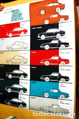 Medallas tem&aacute;ticas: fiat 850 spider coupe poster original italiano