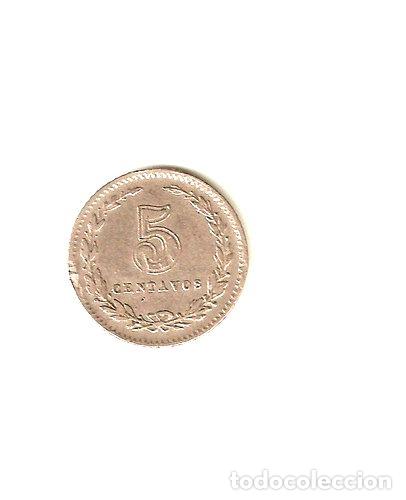 Medallas tem&aacute;ticas: monedas argentinas 5 ctvos de 1935 con e y p no paralelas
