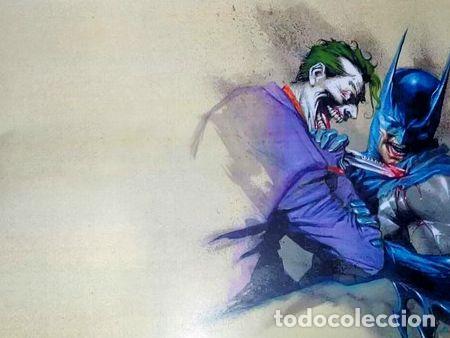 Medallas tem&aacute;ticas: the joker vs batman dc comics poster
