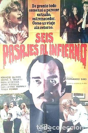 Medallas tem&aacute;ticas: seis pasajes al infierno afiche cine original