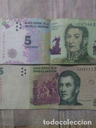 Medallas tem&aacute;ticas: billetes de 5 pesos convertibles fuera de circulacion 1