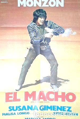 Medallas tem&aacute;ticas: el macho carlos monzon susana gimenez afiche cine original