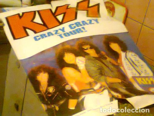 Medallas tem&aacute;ticas: kiss poster crazy crazy tour orig eric carr usa retro kxz