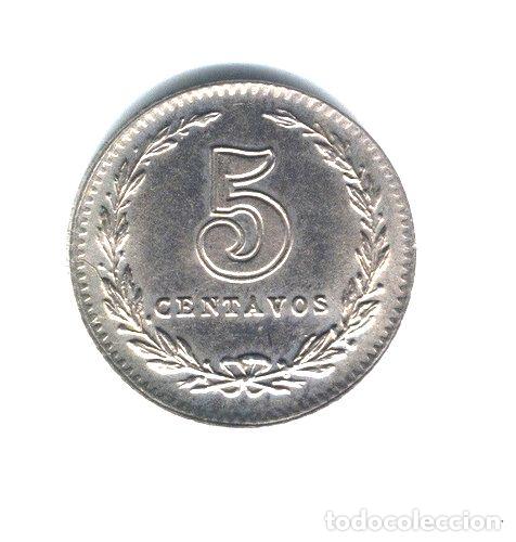 Medallas tem&aacute;ticas: 5 cts 1929 var c r laurel izq i de arg y pto 2 9 sc