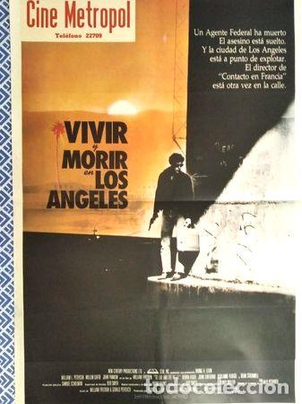 Medallas tem&aacute;ticas: afiche cine vivir y morir en los angeles william friedkin