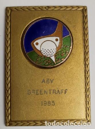 Medallas tem&aacute;ticas: MEDALLA ABV GREENTRAFF MEDALLA-787