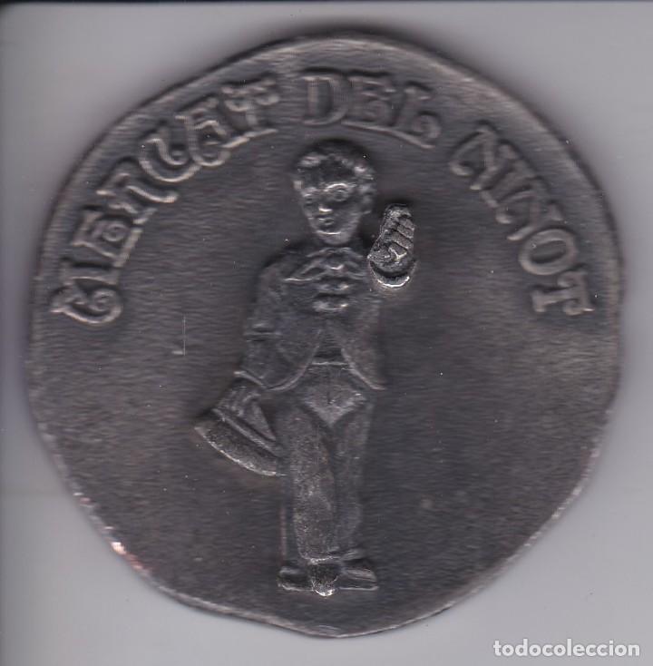 Medallas tem&aacute;ticas: MEDALLA DEL CINQUANTANARI DEL MERCAT DEL NINOT DEL A&Ntilde;O 1983 - Foto 1