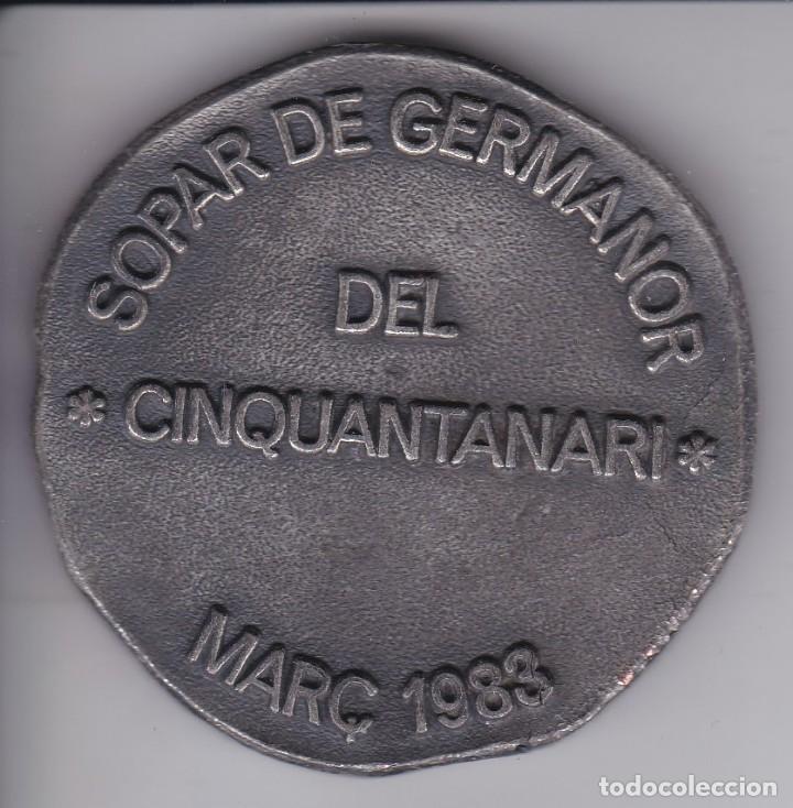 Medallas tem&aacute;ticas: MEDALLA DEL CINQUANTANARI DEL MERCAT DEL NINOT DEL A&Ntilde;O 1983 - Foto 2