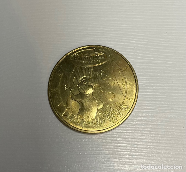 Medalhas tem&aacute;ticas: Moneda Disneyland Ratatouille