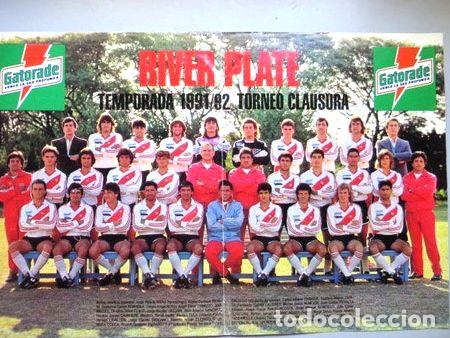 Medalhas tem&aacute;ticas: poster river boca el grafico torneo clausura 199192