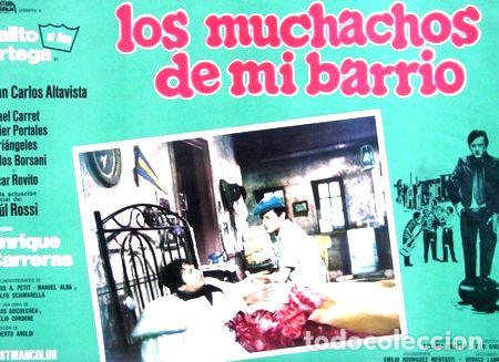 Medalhas tem&aacute;ticas: palito ortega los muchachos de mi barrio afiche cine 1970