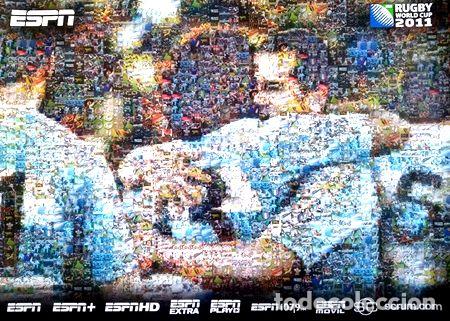 Medalhas tem&aacute;ticas: poster rugby los pumas word cup 2011 espm carton 50x70