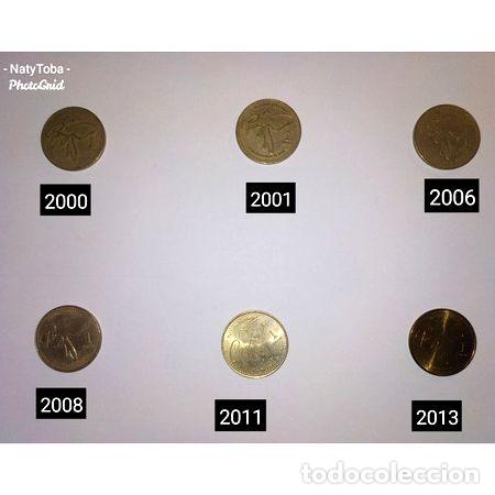Medalhas tem&aacute;ticas: monedas guatemala 1 quetzal de la paz distintos anos