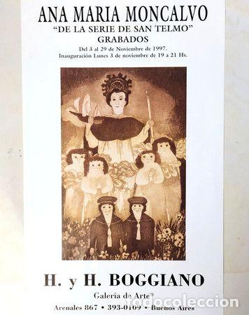 Medaglie tematiche: ana maria moncalvo afiche boggiano 1997 arte argentino