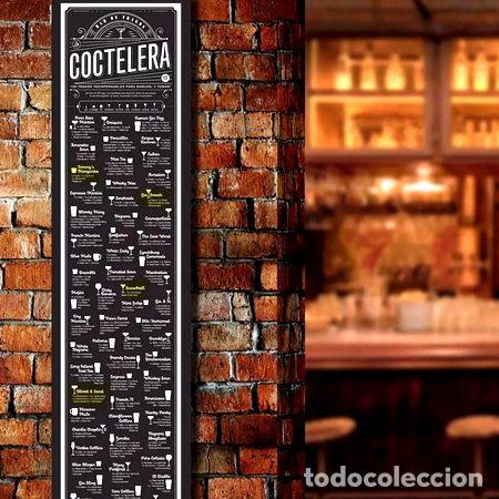 Medaglie tematiche: poster 100 tragos coctelera lamina preparar regalo original