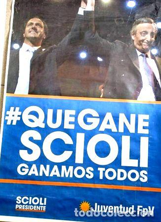 Thematic medals: afiche callejero poster campana presidencial kirchner scioli