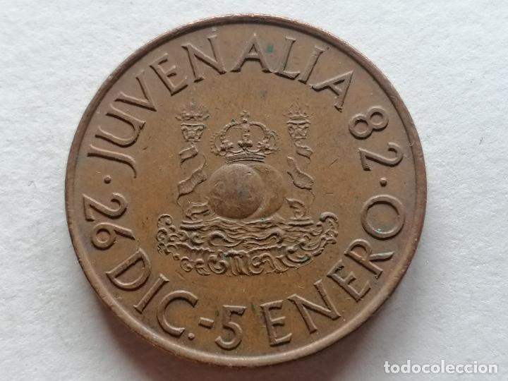 Medallas tem&aacute;ticas: MEDALLA JUVENALIA 1982, FABRICA NACIONAL DE MONEDA Y TIMBRE, DIAMETRO 3 CM