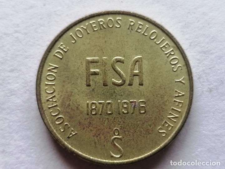 Medallas tem&aacute;ticas: MEDALLA FISA, ASOCIACION DE JOYEROS RELOJEROS Y AFINES, DIAMETRO 2,5 CM