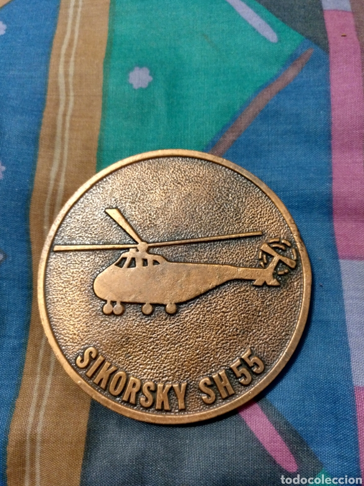 Thematic medals: BC- MEDALLA SEGUNDA ESCUADRILLA DE HELIC&Oacute;PTEROS SILORSKY SH55 DI&Aacute;METRO: 80 MM.
