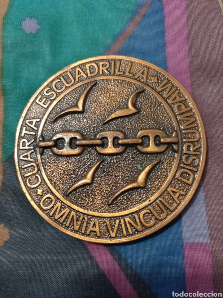 Thematic medals: BC- MEDALLA SEGUNDA ESCUADRILLA ARMADA AVIACI&Oacute;N OMNIA VINCULA DI&Aacute;METRO: 80 MM.