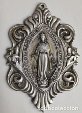 Medaglie tematiche: MEDALLA OH MAR&Iacute;A SIN PECADO CONCEBIDA. ROGAR POR NOSOTROS MEDALLA-805