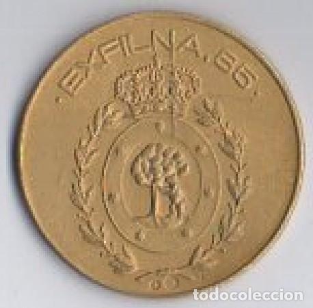 Medallas tem&aacute;ticas: MEDALLA EXFILNA 86 DORADA. MEDALLA-825