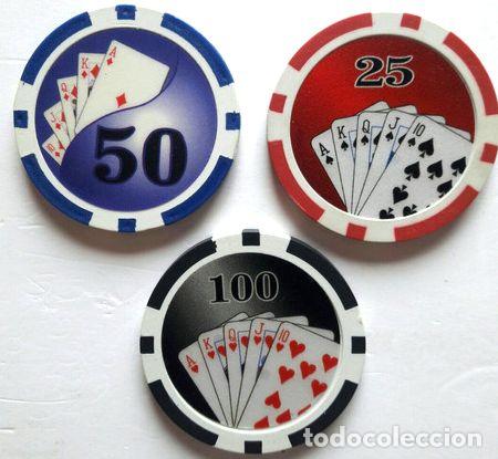 Medallas tem&aacute;ticas: lote de 3 fichas de casinos