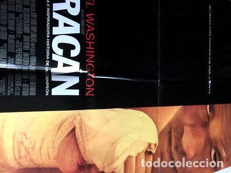 Medallas tem&aacute;ticas: poster huracan con denzel washington original