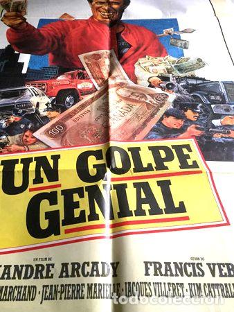 Medallas tem&aacute;ticas: poster un golpe genial con jean paul belmondo original