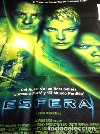 Medallas tem&aacute;ticas: poster esfera con dustin hoffman y sharon stone - Foto 1