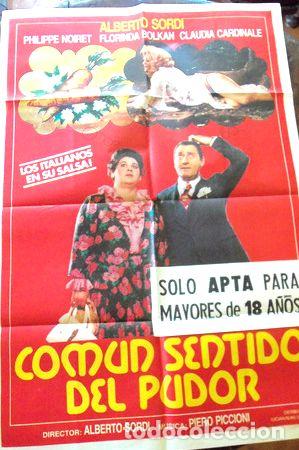 Thematische Medaillen: poster comun sentido del pudor alberto sordi