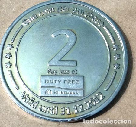 Thematic medals: ficha enjoy shopping frankfurt airport 2012 40mm