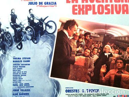 Thematische Medaillen: poster n 7 la aventura explosiva bauleo victor bo ano 1977