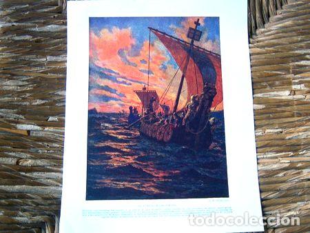 Medallas tem&aacute;ticas: la vuelta de los vikings lamina a color