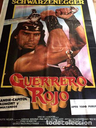 Medallas tem&aacute;ticas: el guerrero rojo poster a swarzzenegger 146 x 115 cms otro