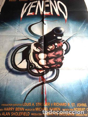 Medalhas tem&aacute;ticas: poster veneno con klaus kinski oliver reed ano 1981